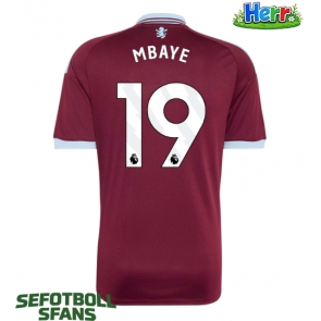 Aston Villa Ibrahim Mbaye #19 Hemmatröja 2026-27 Kortärmad